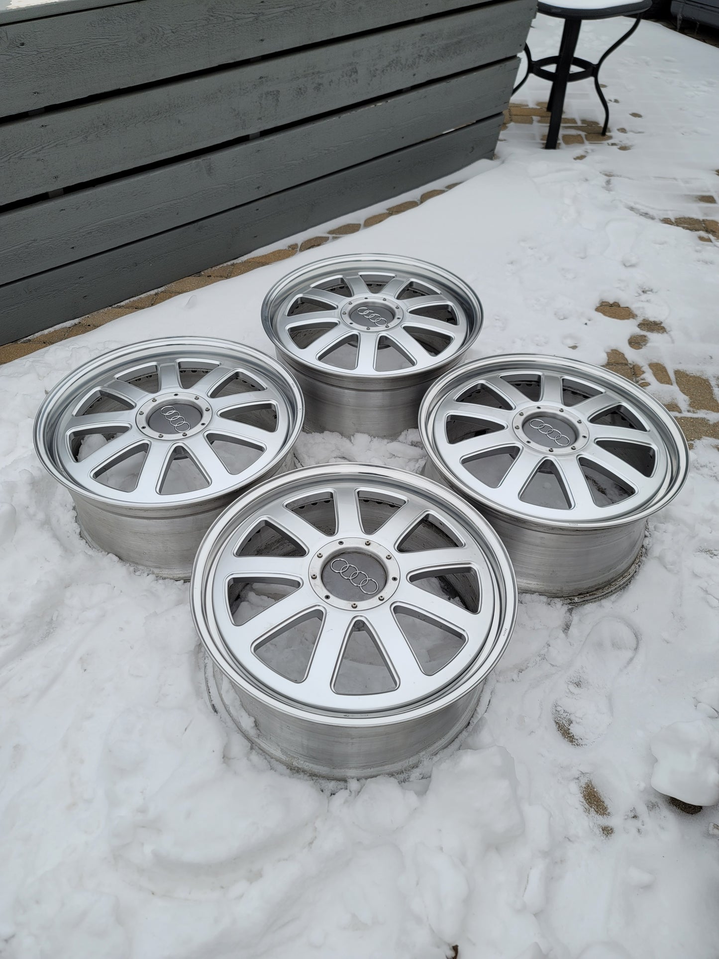 19" Custom 3 Piece Wheels 5x100