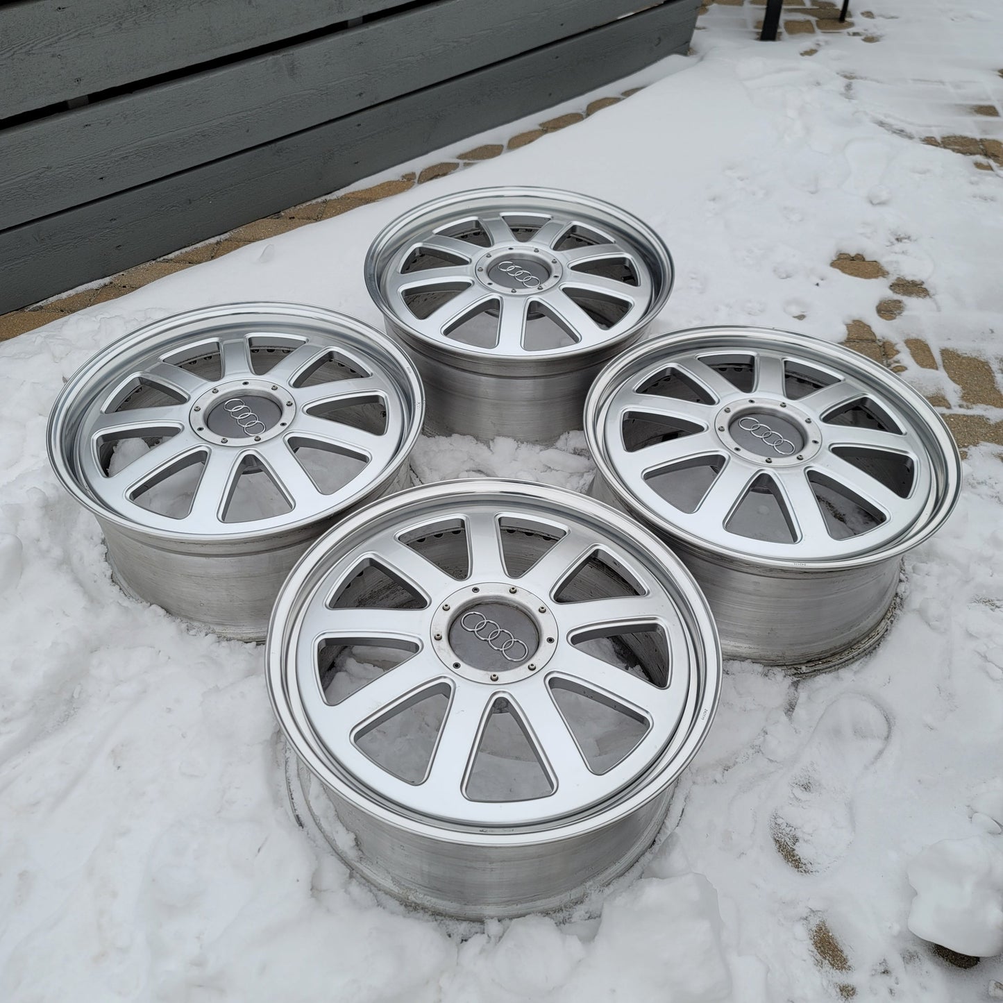 19" Custom 3 Piece Wheels 5x100