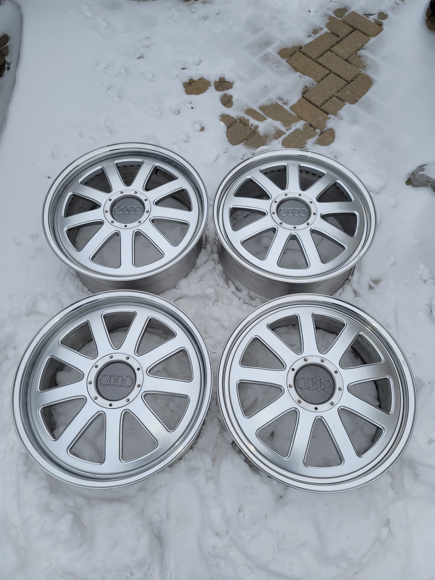 19" Custom 3 Piece Wheels 5x100