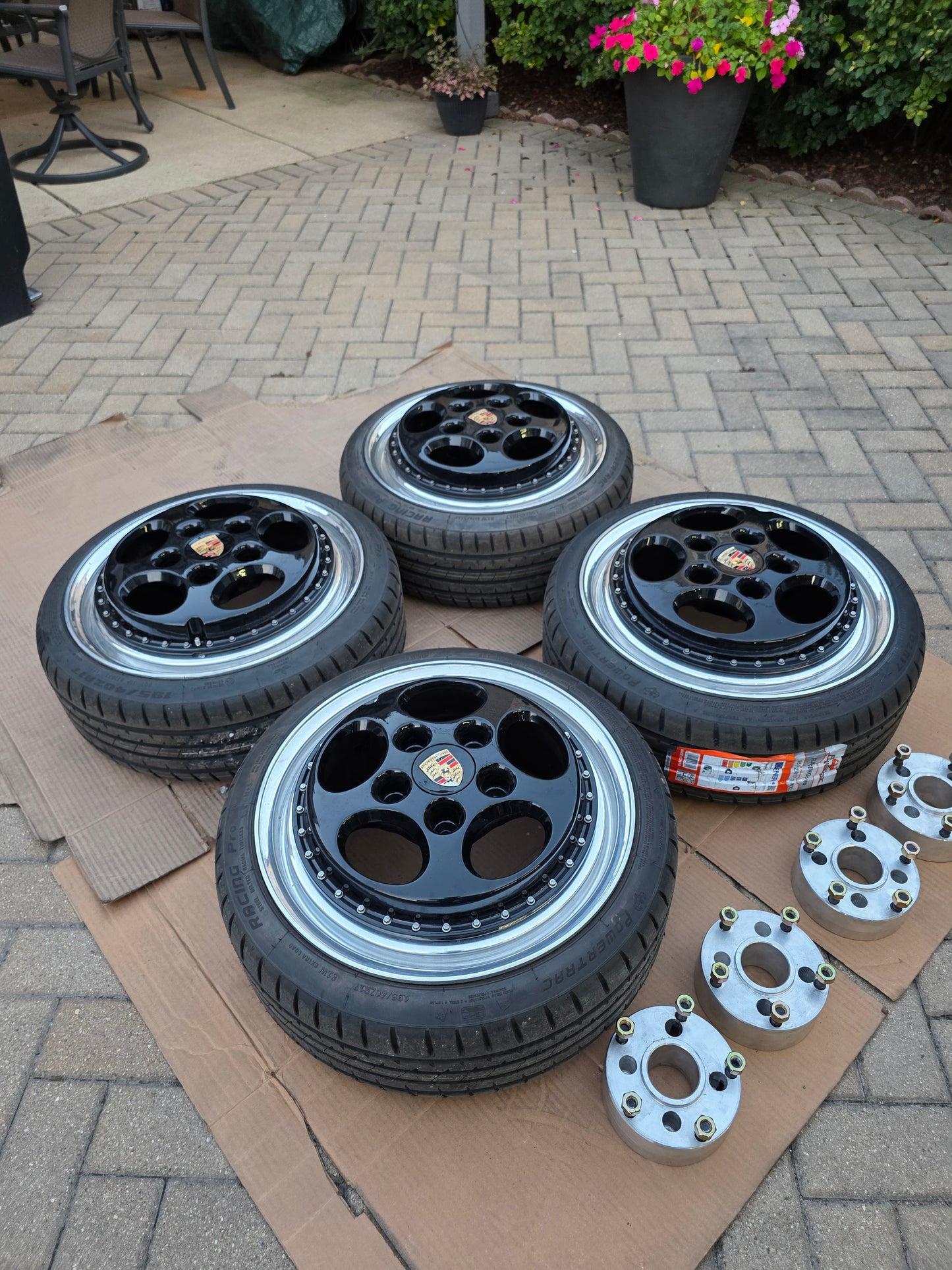 3 Piece Porsche Phone Dials 17"