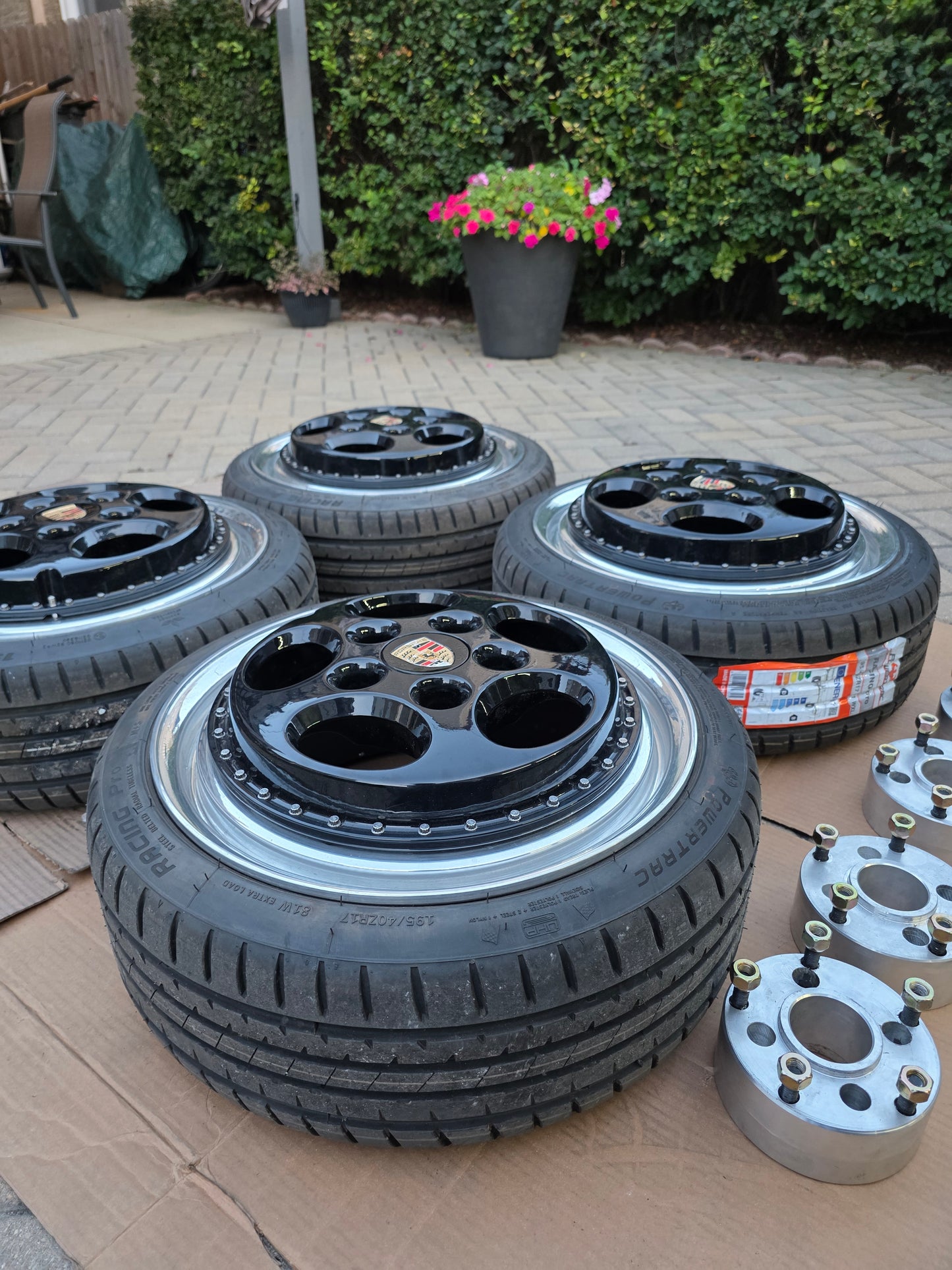 3 Piece Porsche Phone Dials 17"